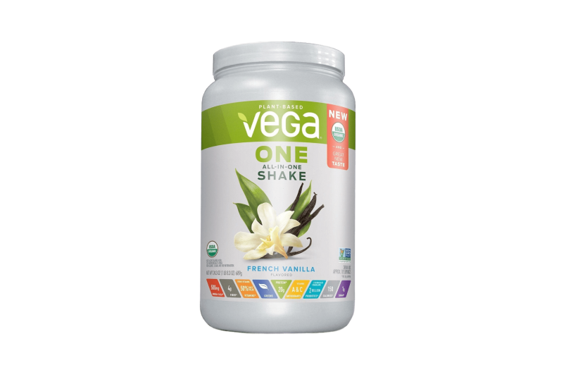 Proteina Vegetala GNC cu Aroma de Vanilie Frantuzeasca All-In-One Shake 689 g