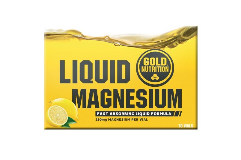 Magneziu lichid Gold Nutrition 250mg, 10 fiole