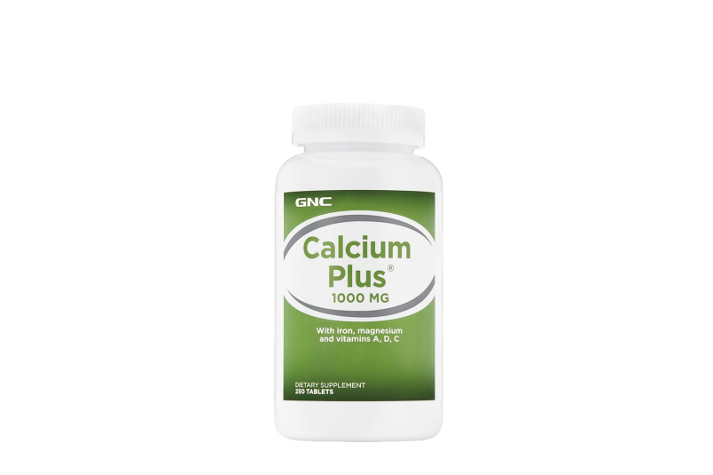 Supliment alimentar GNC Calcium Plus 1000 mg, Calciu, 250 tb