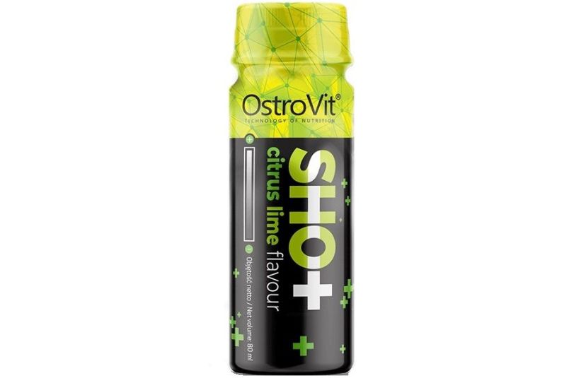Shot Pre-Workout OstroVit Citrice Aroma Lime, 80ml