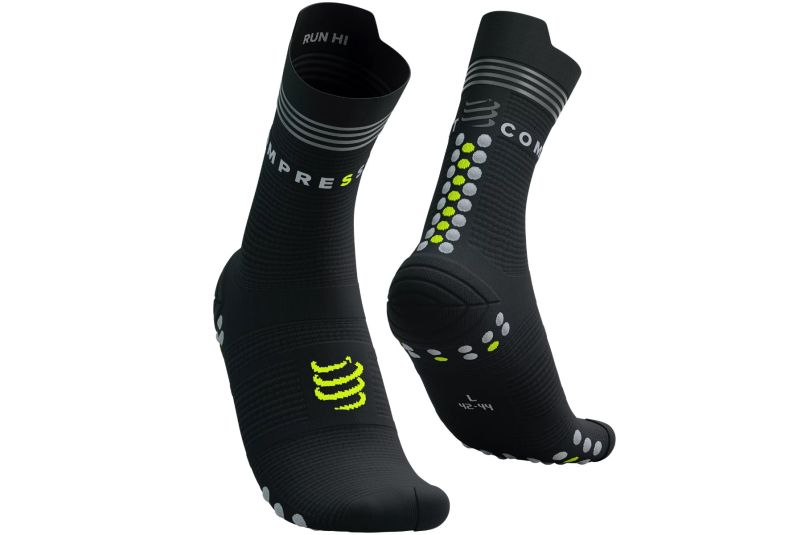 Sosete alergare Compressport Pro Racing Socks V4.0 Run High Flash