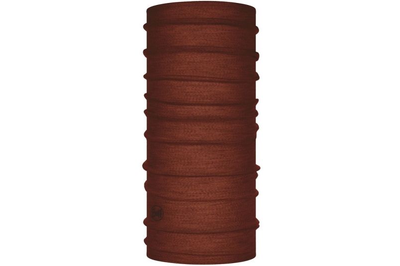 Bandana tubulara multifunctionala Buff Lightweight Merino Wool Solid Sienna