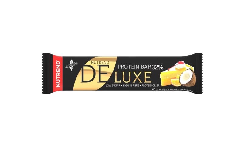 Baton Proteic Deluxe Bar Nutrend 60 gr-Aroma Orange & Coconut Cake