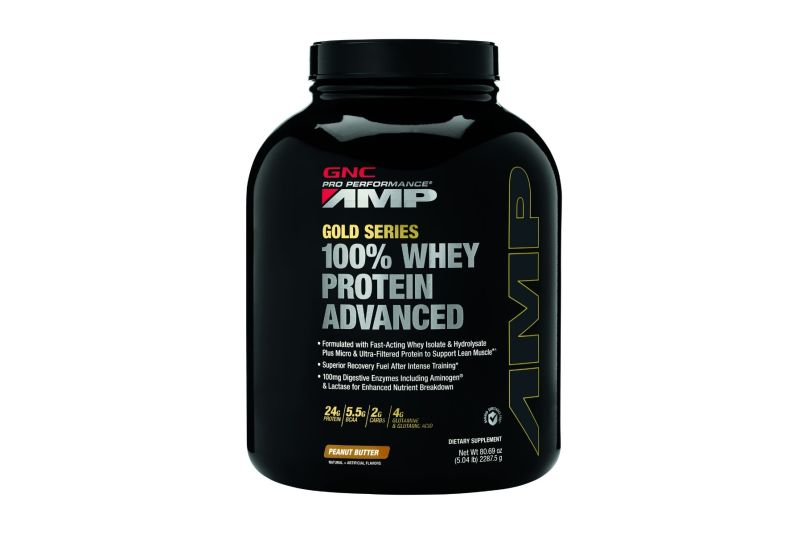 Proteina din zer GNC AMP Gold Advanced 100%, 2287 g