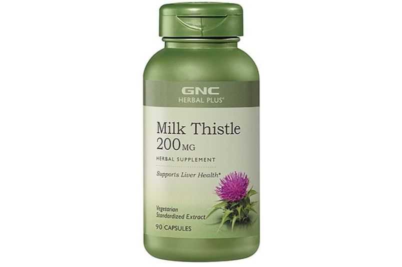 Supliment alimentar GNC Herbal Plus Milk Thistle Sport 90cp