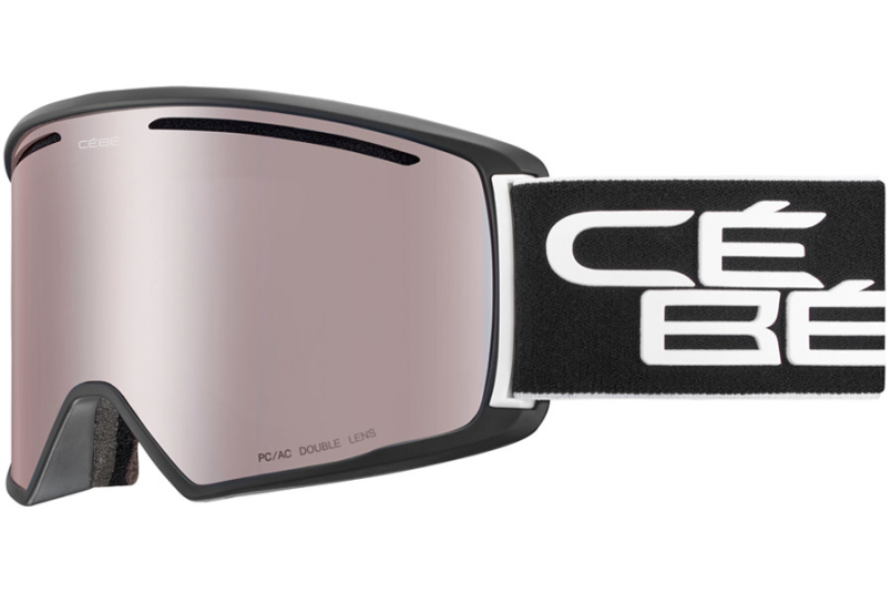 Ochelari schi Cebe Core Matte Black White / Orange Flash Mirror 2020