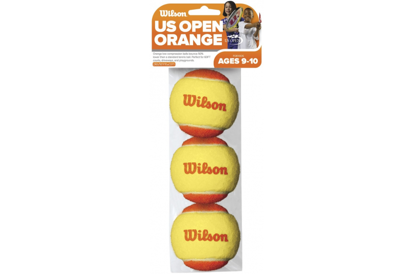 Set 3 mingi de tenis Wilson Starter Orange