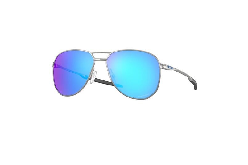 Ochelari de soare Oakley Contrail Satin Chrome / Prizm Sapphire