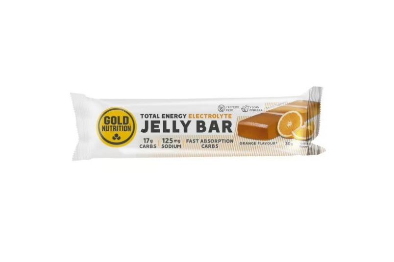 Jeleu energizant Gold Nutrition Jelly Bar Aroma Portocale, 30g