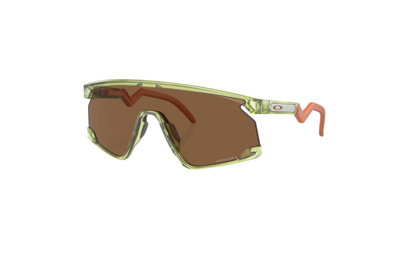 Ochelari de soare Oakley BXTR Coalesce Transparent Fern / Prizm Bronze