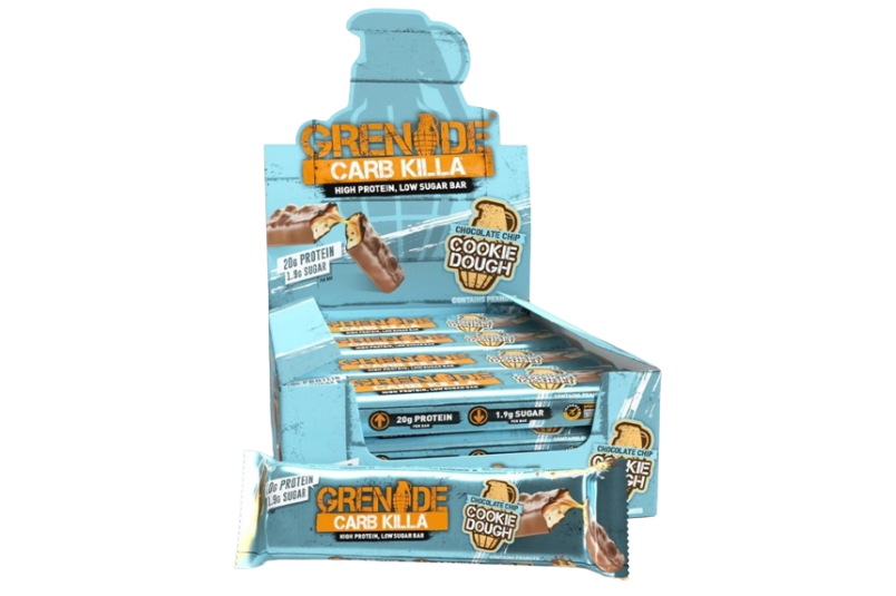Baton proteic Grenade Carb Killa, Aroma Biscuiti Ciocolata