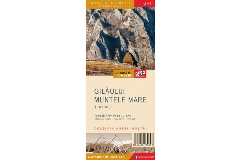 Harta de drumetie - Muntii Gilaului, Muntele Mare MN11