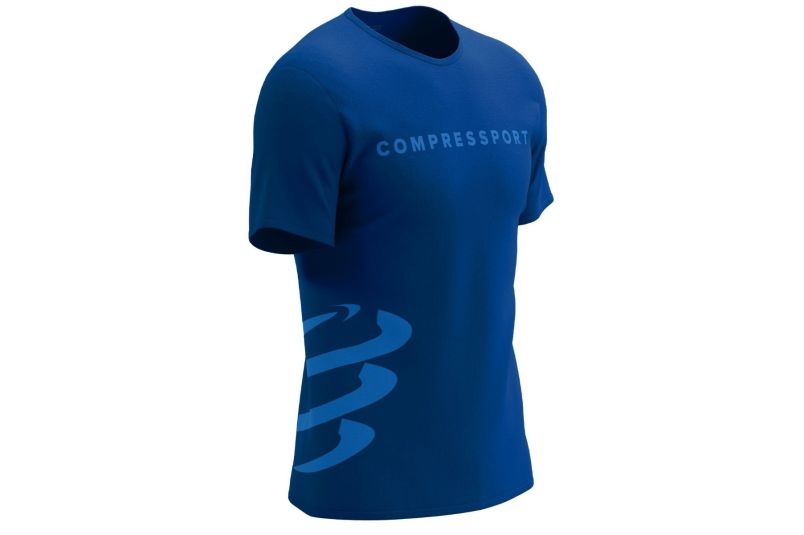 Tricou alergare barbati Compressport Logo
