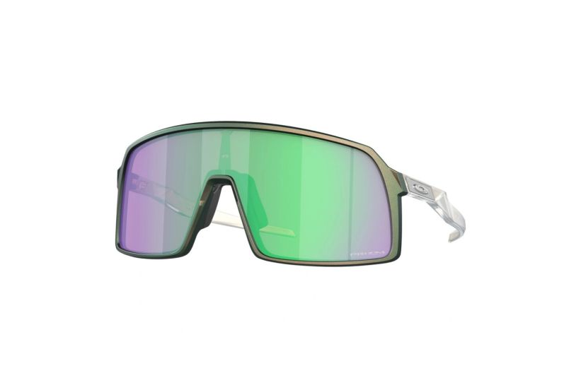 Ochelari de soare Oakley Sutro Matte Silver Green Colorshift / Prizm Road Jade