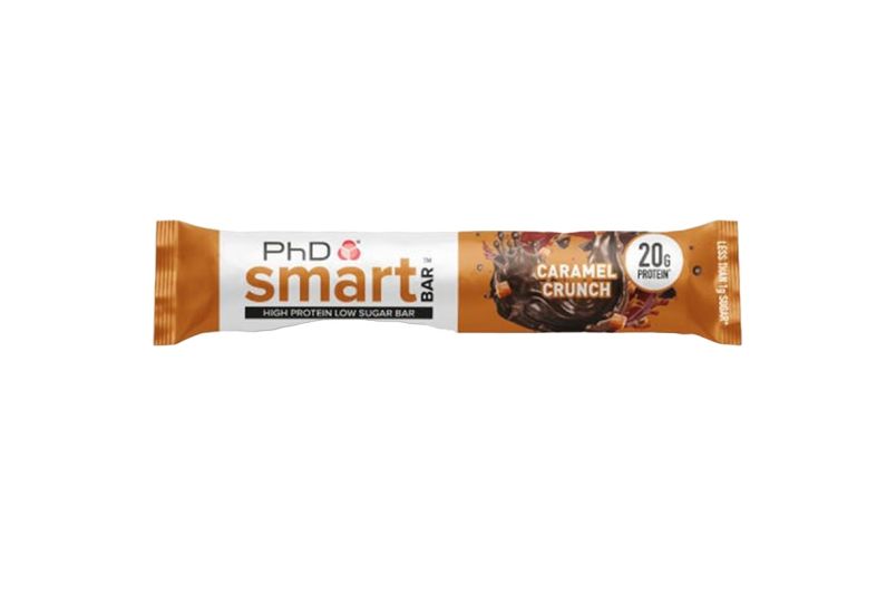 Baton proteic PhD Smart Bar Aroma Caramel Crocant, 64g