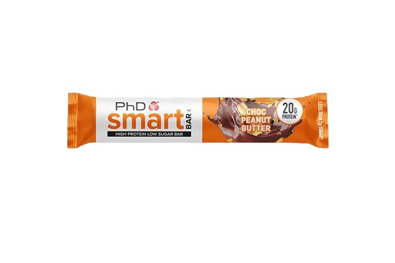 Baton proteic PhD Smart Bar 64g, Aroma Ciocolata Arahide