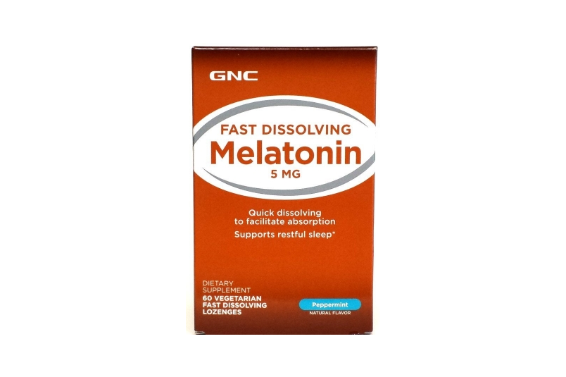 Supliment alimentar GNC Melatonina Zipmelt 5000 MCG