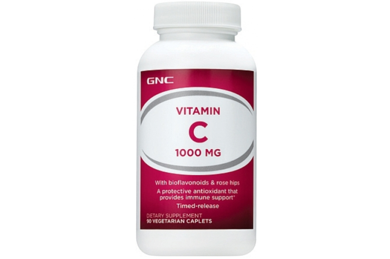 Vitamina C GNC 1000 mg - Bioflavonoizi si Macese