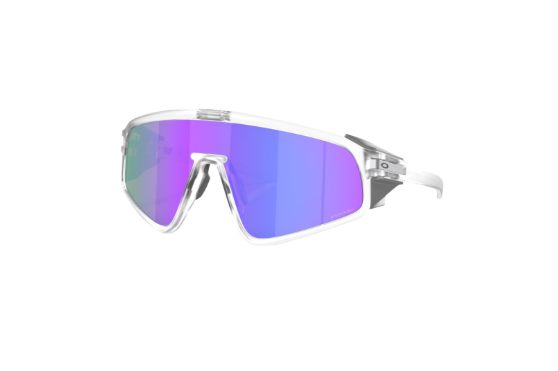 Ochelari de soare Oakley Latch Panel Matte Clear / Prizm Violet