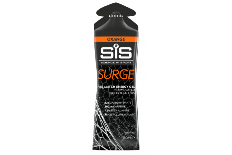 Gel energizant cu cafeina SiS Surge Orange 60 ml