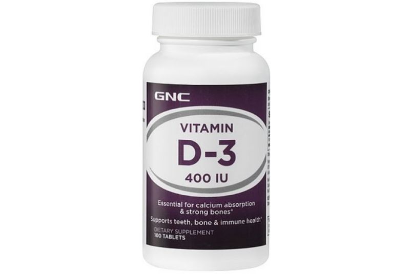 Supliment alimentar GNC Vitamina D-3 Colecalciferol 400 IU