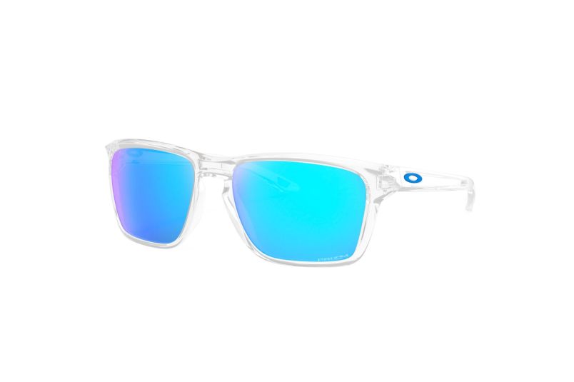 Ochelari de soare Oakley Sylas Polished Clear / Prizm Sapphire