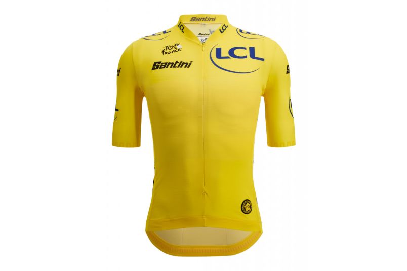 Tricou ciclism barbati Santini Leader Tour de France