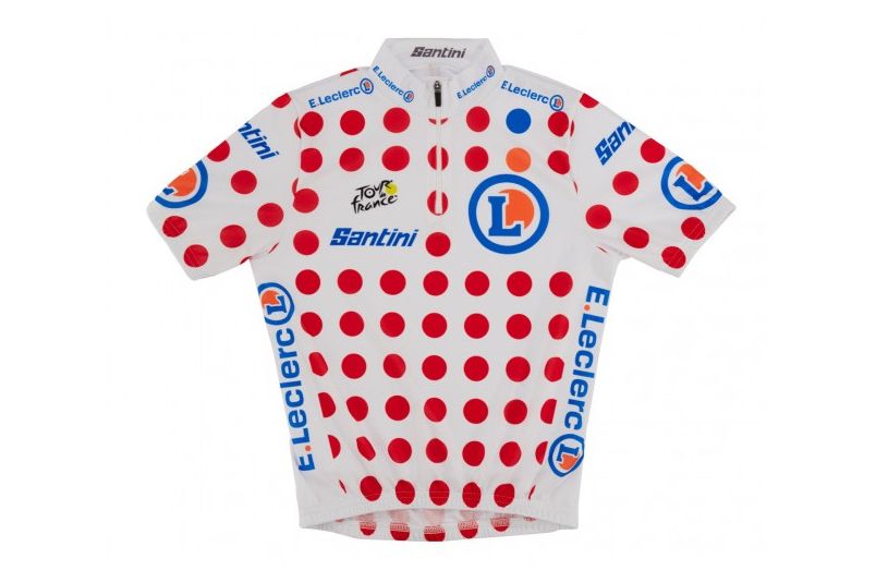 Tricou ciclism copii Santini GPM Leader Tour de France