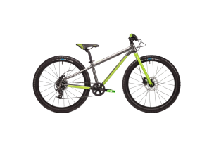 Bicicleta copii Mtb Drag Badger Lite Disc 24" 2024-Argintiu/Verde