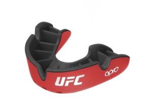 Proteza OPRO Self-Fit UFC Silver Edition-Rosu/Negru