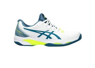 Pantofi tenis barbati Asics Solution Speed FF 2 Clay FW 2023-Alb/Albastru-42