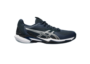 Pantofi tenis barbati Asics Solution Speed FF 3 Clay-Albastru/Argintiu-42