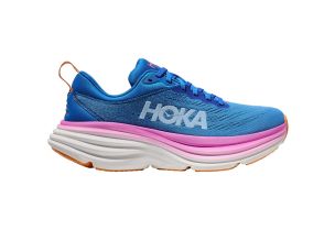 Pantofi alergare dama Hoka Bondi 8 SS 2023-Albastru/Roz-36