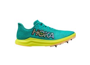 Pantofi alergare cu cuie Hoka Cielo X 2 LD SS 2023-Turcoaz/Galben-37 1/3