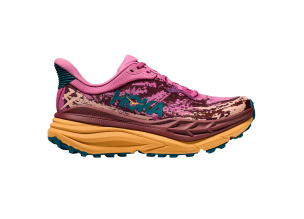 Pantofi alergare trail dama Hoka Stinson 7 FW 2023-Roz/Portocaliu-39 1/3