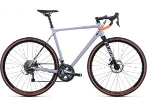 Bicicleta sosea Cube Cross Race 2022-Gri/Portocaliu-58 cm
