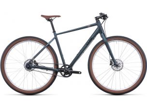 Bicicleta Cube Hyde Pro 2022-Albastru/Argintiu-54 cm