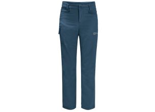 Pantaloni softshell copii Jack Wolfskin Activate-Bleumarin-116 cm