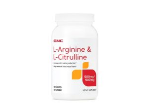 Supliment alimentar GNC L-Arginina 500 mg & L-Citrulina 500 mg