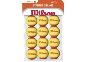 Set 12 mingi de tenis Wilson Starter Orange