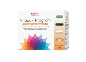 Complex de multivitamine pentru femei GNC Vitapak Program Energy & Metabolism 30 PCS