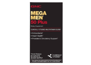 Complex de multivitamine pentru barbati GNC Mega Men 50 Plus, 60 tb