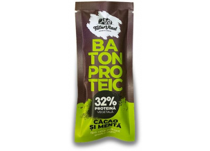 Baton Proteic Vegan Tata Vlad-Cacao/Menta