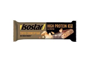 Baton proteic Isostar 30% High Protein 55g-Caramel crocant
