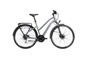 Bicicleta dama Ghost Square Trekking Mid 28" 2024-Argintiu-M