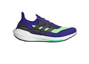Pantofi alergare barbati Adidas Ultraboost 21 SS 2022-Albastru/Verde-43 1/3