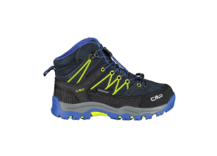Bocanci copii CMP Rigel Mid Trekking 3Q12944-Albastru/Lime-32