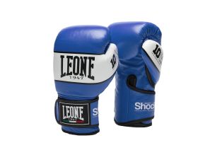 Manusi box Leone Shock-Albastru/Alb-10 oz