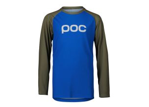 Bluza ciclism copii POC Essential MTB-Albastru/Kaki-130