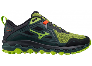 Pantofi alergare barbati Mizuno Wave Mujin 8 FW 2021-Negru/Verde-46